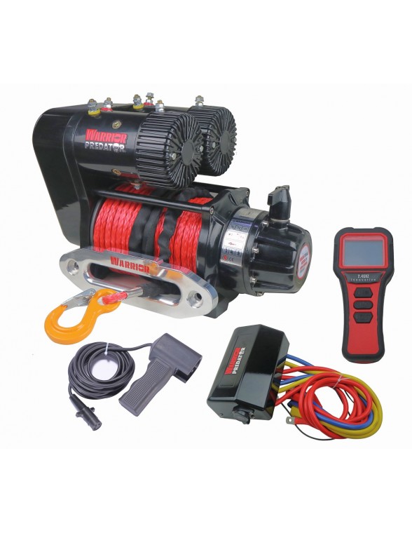 Treuil Electrique Warrior Predator Bi moteur 4536kg 12v