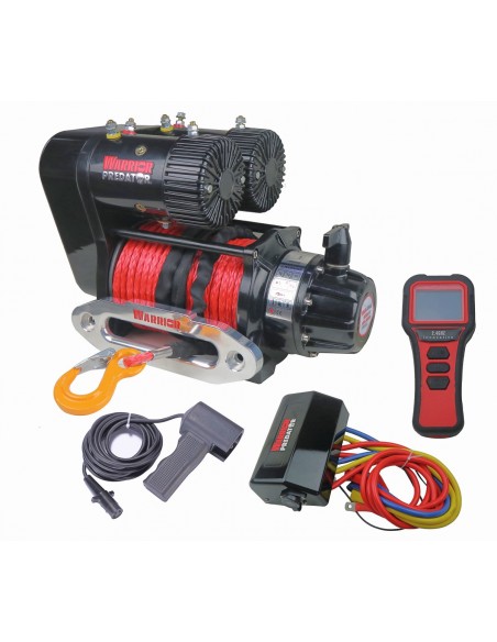 Treuil Electrique Warrior Predator Bi moteur 4536kg 12v