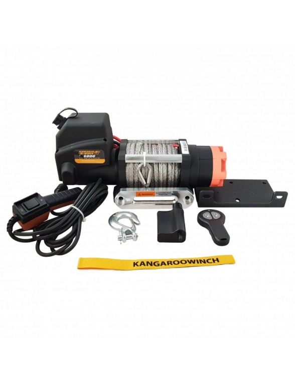 Treuil Electrique Kangaroo 2720 Kg 12v corde synthétique 