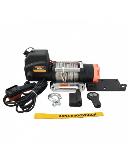 Treuil Electrique Kangaroo 2720 Kg 12v corde synthétique 