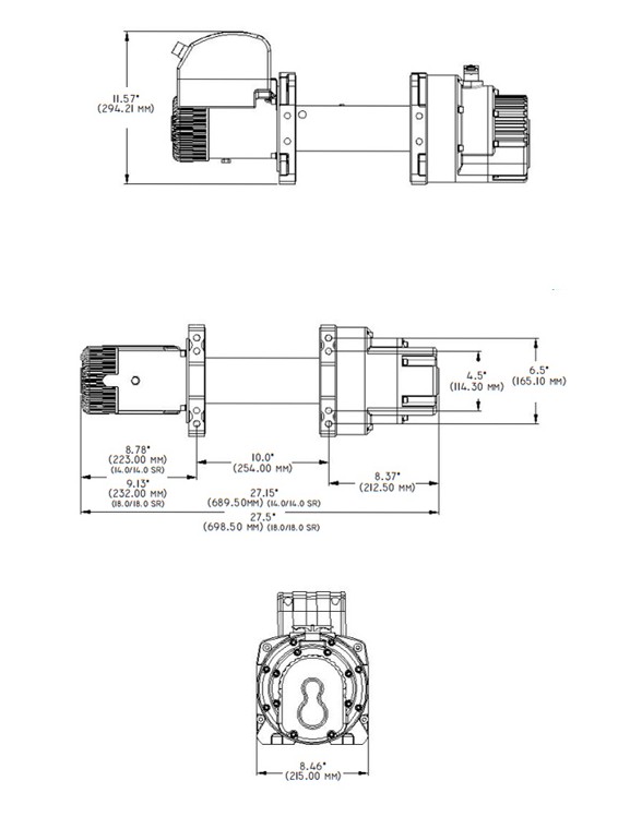 Treuil Superwinch 24V Talon 18.0- 8165 KG