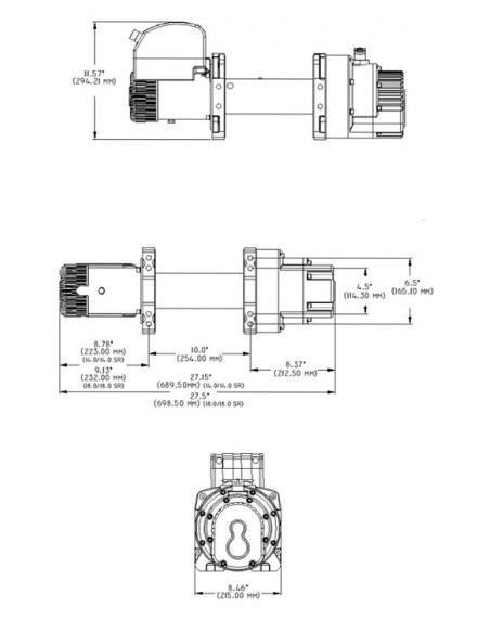 Treuil Superwinch 24V Talon 18.0- 8165 KG