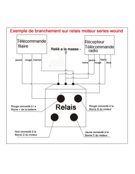 Relais 24v pour treuil Warrior 