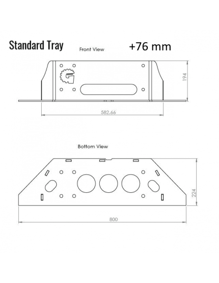 Support de treuil GP25 GP50 GP80 GP100 et 8274 Support de treuil GP25 GP50 GP80 GP100 et 8274