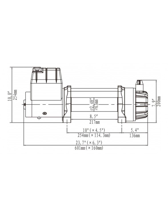 Treuil Electrique Runva 5670Kg  telecommande 