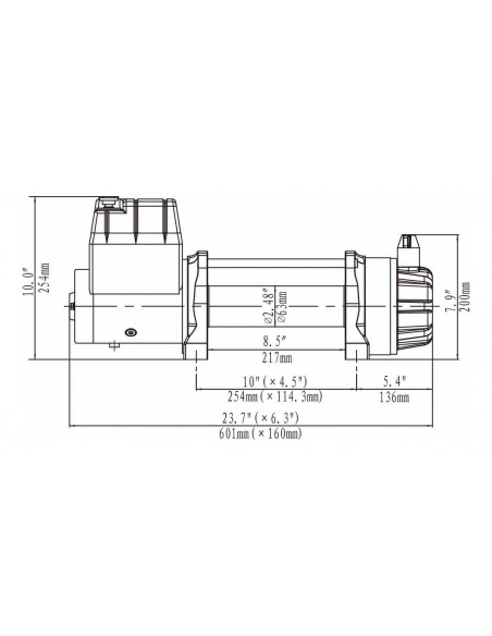 Treuil Electrique Runva 5670Kg  telecommande 